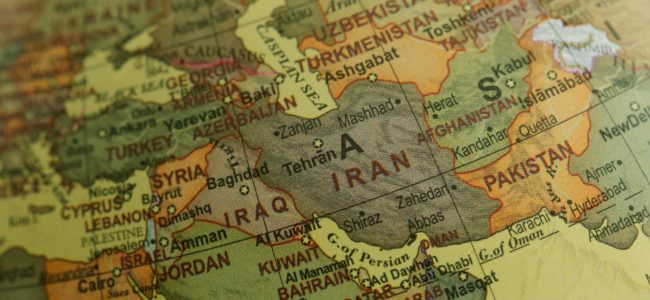 middle eastern countries in a world map