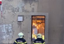Important dispositif de pompiers déployé à Fleurier près de l’Hôtel de la Poste