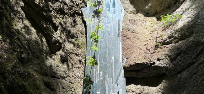 Installation Sandrine Pelletier à Art Môtiers 2026, Môtiers, canton de Neuchâtel